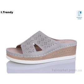 Фотография Шлепки женские облегченные Лето SL08-3 (8 пар р.36-41) "Trendy" недорого оптом от прямого поставщика