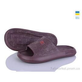Фотография Шлепки женские облегченные Лето 144 шоколадний (8 пар р.36-40) "Golden Lion" недорого оптом от прямого поставщика