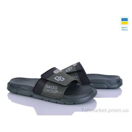 Фотография Шлепки мужские пляжные Лето 704 зелений (8 пар р.41-45) "Golden Lion" недорого оптом от прямого поставщика