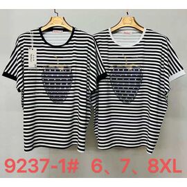 футболка жіноча 9237-1 white р.6XL-8XL "Immei" недорого оптом від прямого постачальника