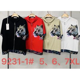 Кофта жіноча 9231-1 white р.5XL-7XL "Immei" недорого оптом від прямого постачальника