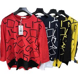 Светр жіночий 6696 navy р.6XL-8XL "Immei" недорого оптом від прямого постачальника