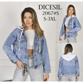 Куртка жіноча демісезонна 2067 l.blue р.S-3XL "Leen" недорого оптом від прямого постачальника