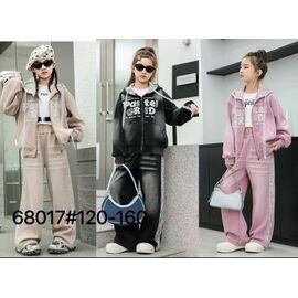 Фотография Костюм детский спортивный на девочку 68017 black р.120-160 "Major" недорого оптом от прямого поставщика