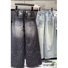 Джинси дитячі на дівчинку CK09 black р.120-170 "Major" недорого оптом від прямого постачальника