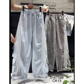 Джинси дитячі на дівчинку CK13 grey р.120-170 "Major" недорого оптом від прямого постачальника