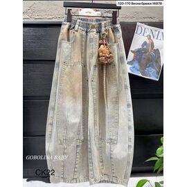 Джинси дитячі на дівчинку CK22 l.blue р.120-170 "Major" недорого оптом від прямого постачальника