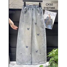 Джинси дитячі на дівчинку CK92 l.blue р.120-170 "Major" недорого оптом від прямого постачальника