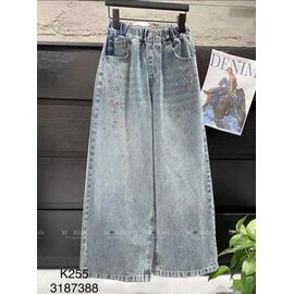 Джинси дитячі на дівчинку K255 l.blue р.120-170 "Major" недорого оптом від прямого постачальника