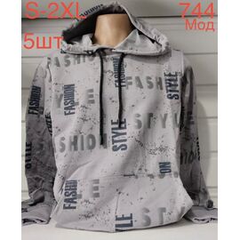 Фотография Худи мужской ND629-744 grey р.S-2XL "EMRE" недорого оптом от прямого поставщика