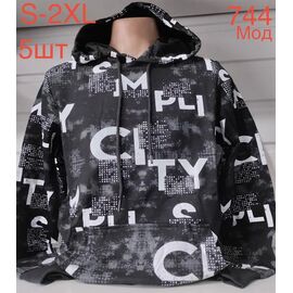 Фотография Худи мужской ND633-744 black р.S-2XL "EMRE" недорого оптом от прямого поставщика