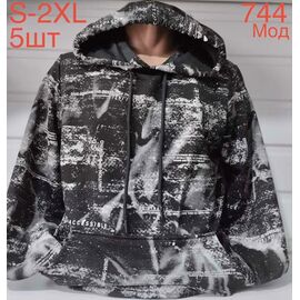 Фотография Худи мужской ND636-744 black р.S-2XL "EMRE" недорого оптом от прямого поставщика