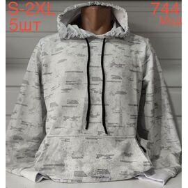 Фотография Худи мужской ND638-744 grey р.S-2XL "EMRE" недорого оптом от прямого поставщика