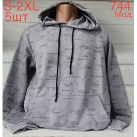 Фотография Худи мужской ND639-744 grey р.S-2XL "EMRE" недорого оптом от прямого поставщика