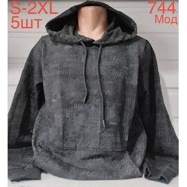 Фотография Худи мужской ND642-744 d.grey р.S-2XL "EMRE" недорого оптом от прямого поставщика