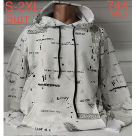 Фотография Худи мужской ND643-744 white р.S-2XL "EMRE" недорого оптом от прямого поставщика