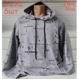 Фотография Худи мужской ND644-744 grey р.S-2XL "EMRE" недорого оптом от прямого поставщика
