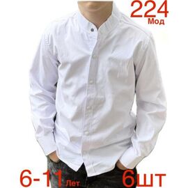 Сорочка дитяча на хлопчика ND688-224 white р.6-11 "EMRE" недорого оптом від прямого постачальника