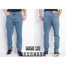 Фотография Джинсы мужские 1203 blue р.30-40 "Basanjiu" недорого оптом от прямого поставщика