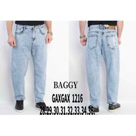 Фотография Джинсы мужские 1216 l.blue р.28-36 "Basanjiu" недорого оптом от прямого поставщика