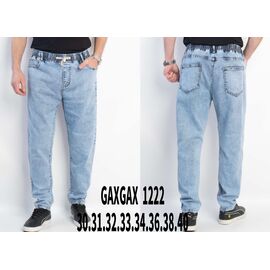 Фотография Джинсы мужские 1222 l.blue р.30-40 "Basanjiu" недорого оптом от прямого поставщика