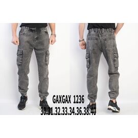 Фотография Джоггеры мужские 1236 grey р.30-40 "Basanjiu" недорого оптом от прямого поставщика