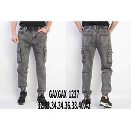 Фотография Джоггеры мужские 1237 grey р.32-42 "Basanjiu" недорого оптом от прямого поставщика