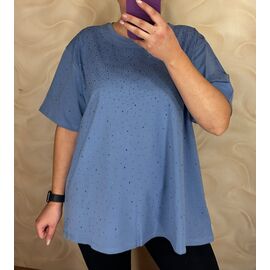 футболка жіноча 26002 l.blue р.L-2XL "PULSE" недорого оптом від прямого постачальника