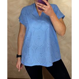 футболка жіноча 26004 l.blue р.M-2XL "PULSE" недорого оптом від прямого постачальника