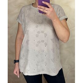 футболка жіноча 26005 grey р.M-2XL "PULSE" недорого оптом від прямого постачальника