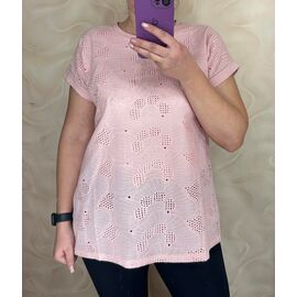 футболка жіноча 26005 pink р.M-2XL "PULSE" недорого оптом від прямого постачальника