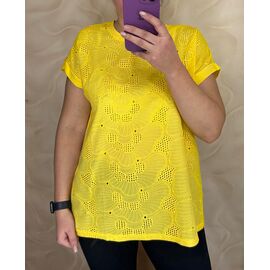 футболка жіноча 26005 yellow р.M-2XL "PULSE" недорого оптом від прямого постачальника