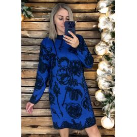 Фотография Платье женское 26280 blue р.48-52 "PULSE" недорого оптом от прямого поставщика