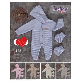 Комбінезон дитячий на хлопчика 123-1 grey р.0.6-0.9 "Meloria" недорого оптом від прямого постачальника