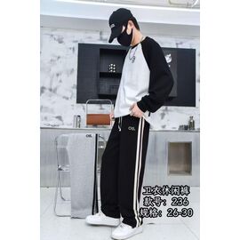 Фотография Штаны детские спортивные на мальчика 236 black р.26-30 "Meloria" недорого оптом от прямого поставщика