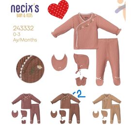 Фотография Костюм детский на девочку 243332-2 d.brown р.0-0.3 "Meloria" недорого оптом от прямого поставщика