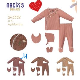 Фотография Костюм детский на девочку 243332-4 l.brown р.0-0.3 "Meloria" недорого оптом от прямого поставщика