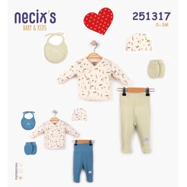 Фотография Костюм детский на мальчика 251317 blue р.0-0.3 "Meloria" недорого оптом от прямого поставщика