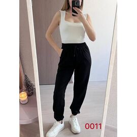 Штани спортивні жіночі 0011 black р.44-48 "FSN" недорого оптом від прямого постачальника