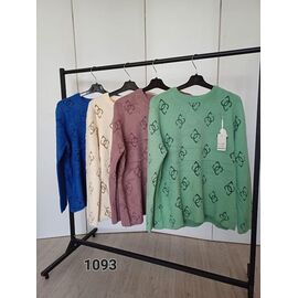 Светр жіночий 1093 brown р.48-52 "FSN" недорого оптом від прямого постачальника