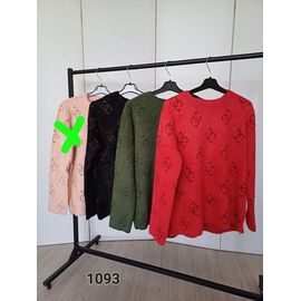 Светр жіночий 1093 red р.48-52 "FSN" недорого оптом від прямого постачальника