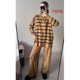 Фотография Костюм женский 11015 d.beige р.48-52 "FSN" недорого оптом от прямого поставщика