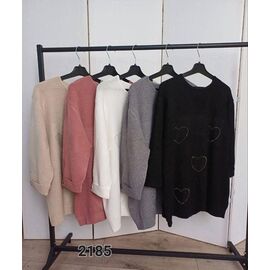 Светр жіночий 2185 powder р.52-56 "FSN" недорого оптом від прямого постачальника