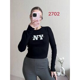 Светр жіночий 2702 black р.42-46 "FSN" недорого оптом від прямого постачальника