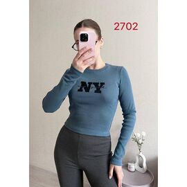 Светр жіночий 2702 blue р.42-46 "FSN" недорого оптом від прямого постачальника