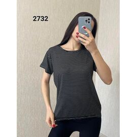 футболка жіноча 2732 black р.46-52 "FSN" недорого оптом від прямого постачальника