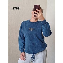 Светр жіночий 2799 blue р.48-54 "FSN" недорого оптом від прямого постачальника