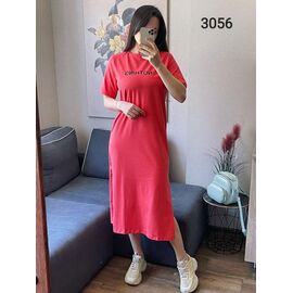 Сукня літня жіноча 3056 red р.44-48 "FSN" недорого оптом від прямого постачальника