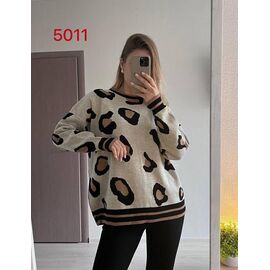 Светр жіночий 5011 beige-brown р.42-48 "FSN" недорого оптом від прямого постачальника