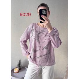 Светр жіночий 5029-1 pink р.46-52 "FSN" недорого оптом від прямого постачальника